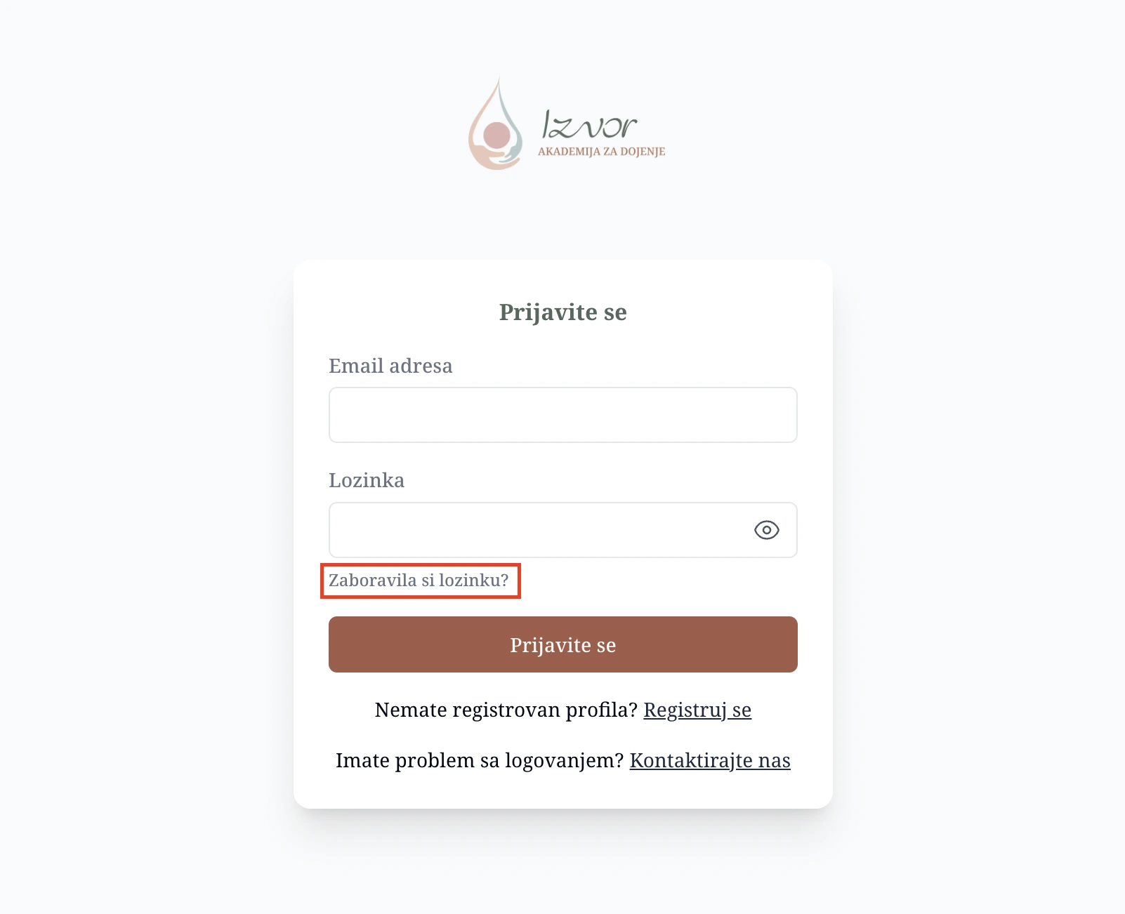 Reset Akademija za dojenje link